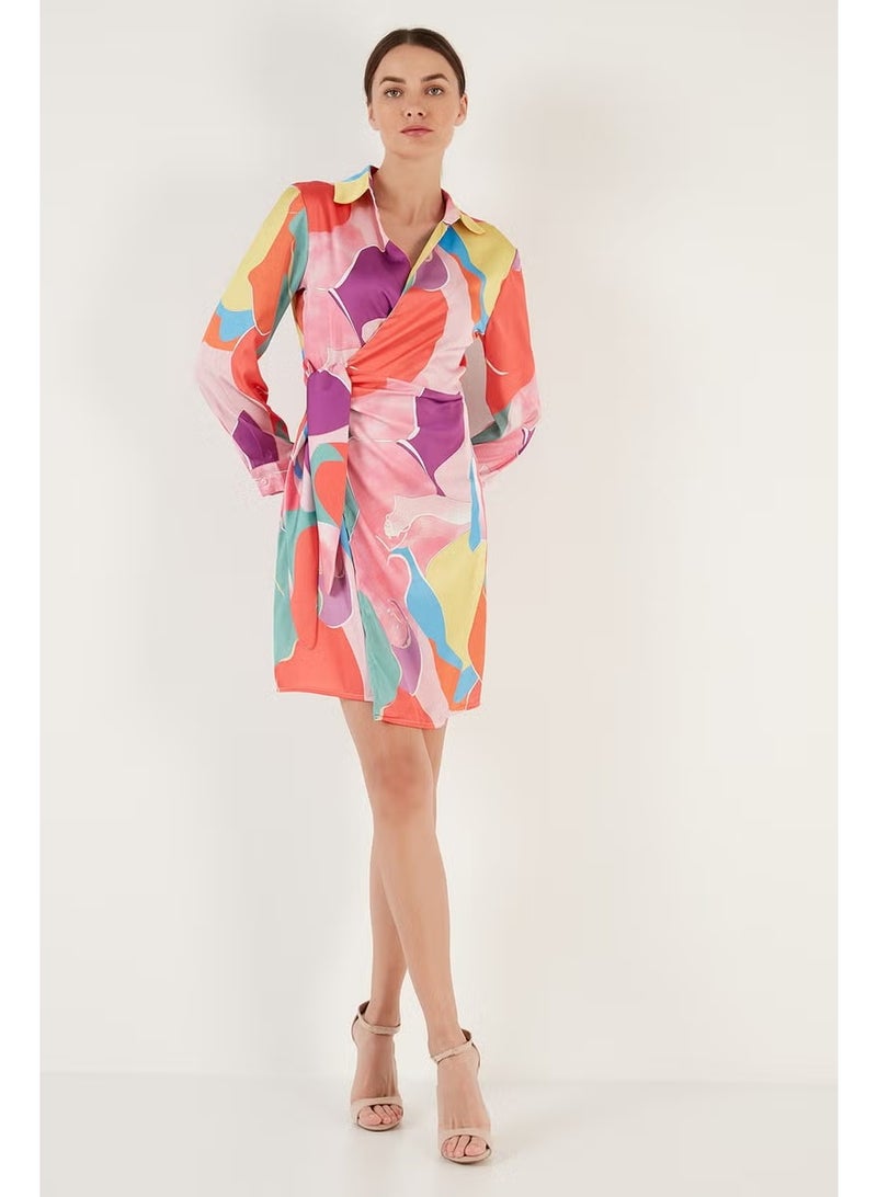 Lela Abstract Print Dress - Image 3